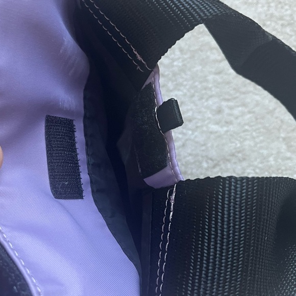 Fabletics The Mini Tote Bag Purse Lavender Nylon - Picture 4 of 9